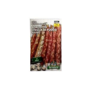 Fižol nizki za zrnje - Borlotto Lingua Di Fuoco Nano 250g